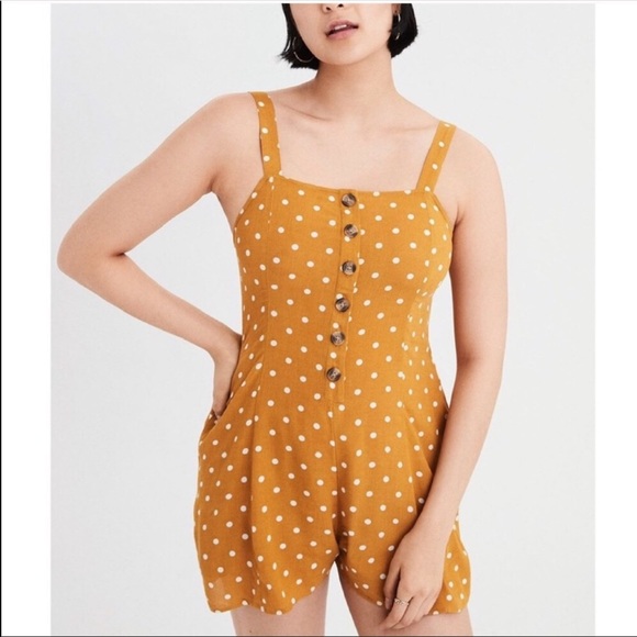 american eagle yellow jumpsuit